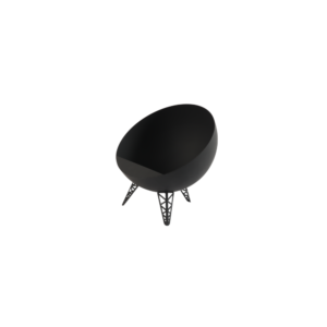 VIS 580 screw-on Fire pit garden painted
