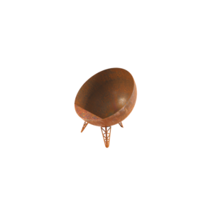 VIS 580 screw-on Fire pit garden rusted