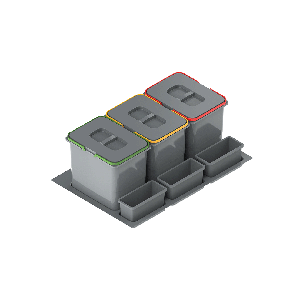 Waste container PRAKTIKO 80 triple