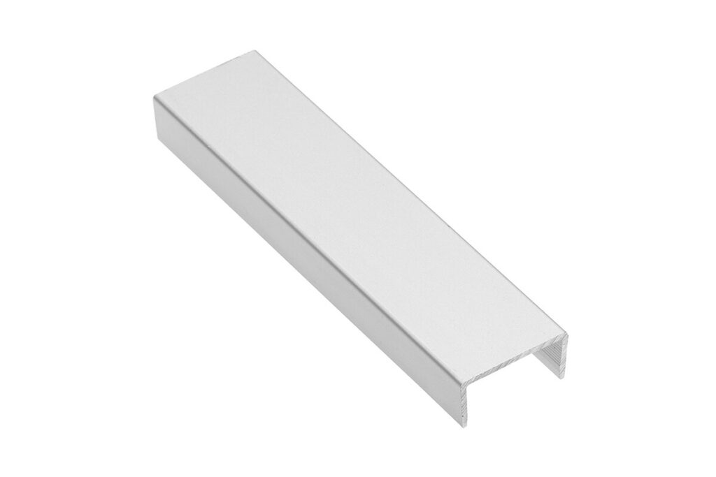 Aluminum profile C 18mm, L=3 m, anode colour