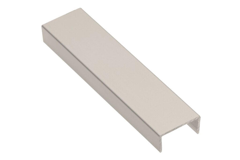 Aluminum profile C 18mm, L=3 m, champagne colour