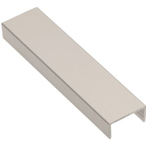 Aluminum profile C 18mm, L=3 m, champagne colour