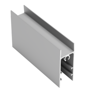 Aluminum profile bottom strip 19/4mm, L=3 m, anode colour