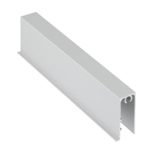 Aluminum profile bottom strip MOVENA 4 mm L=3 m, anode colour