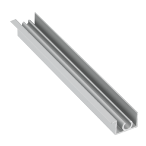 Aluminum profile top strip MOVENA 4 mm L=3 m, anode colour