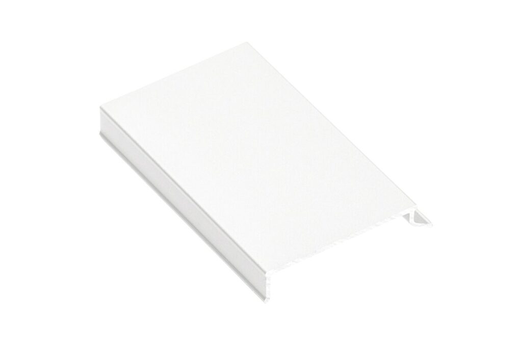 Aluminum profile masking cover EVO, L=1,7 m, white colour