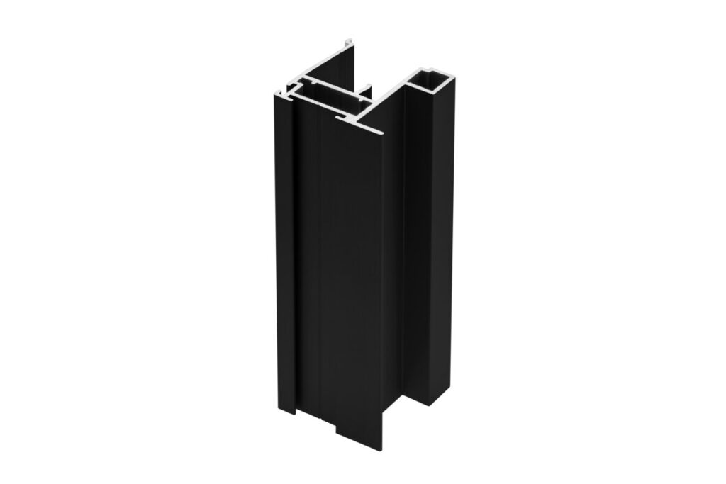 Aluminum profile handle NERO 18mm/4mm, L=2,7m, black colour