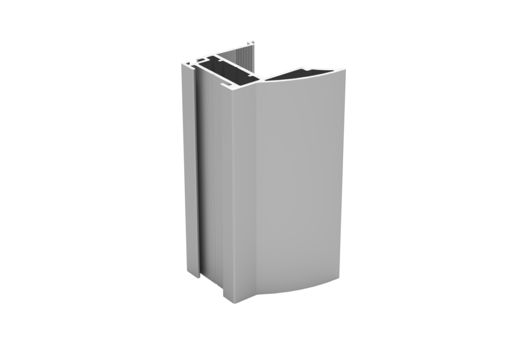 Aluminum profile handle NOVO S 19mm/4mm, L=3m, anode colour