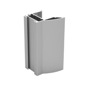 Aluminum profile handle NOVO S 19mm/4mm, L=3m, anode colour