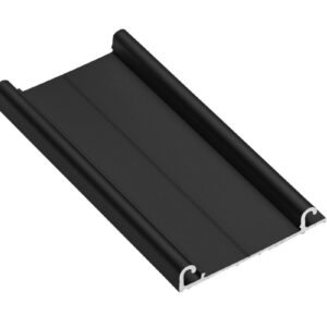 Aluminum profile bottom track EVO, L=1,7 m, black colour