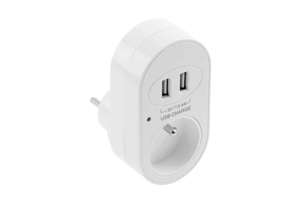 USB electric socket charger 2xUSB,FRENCH