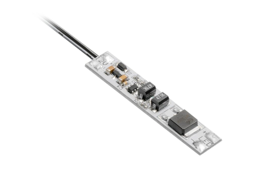 Touch switch for profile, max. 60 W, DC12V, IP20, cable 2 m