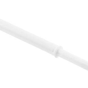 Bumper, recessed, long rubber, white