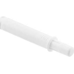 Bumper, recessed, short rubber, white
