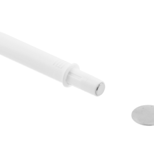 Bumper, recessed, short magnet, white