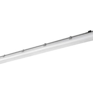 G-TECH Hermetic luminaire 258, 2×150 T8 LED (single-sided connection), G13, IP65, ABS/PS, gray