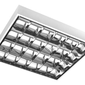 G-TECH Luminaire RASTRO 60, 4×60 T8 LED (single-sided connection), G13, AC220-240V, IP20, surface-mounted, white