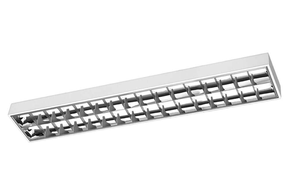 G-TECH Luminaire RASTRO 120, 2×120 T8, G13, AC220-240V, IP20, surface-mounted, white