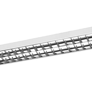 G-TECH Luminaire RASTRO 120, 2×120 T8, G13, AC220-240V, IP20, surface-mounted, white