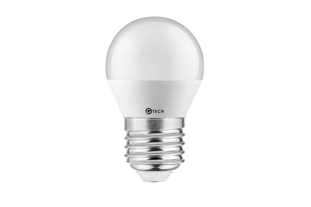 G-TECH LED Bulb E27, B45C, 6 W, 470 lm, 3000K, AC220-240V, 160°
