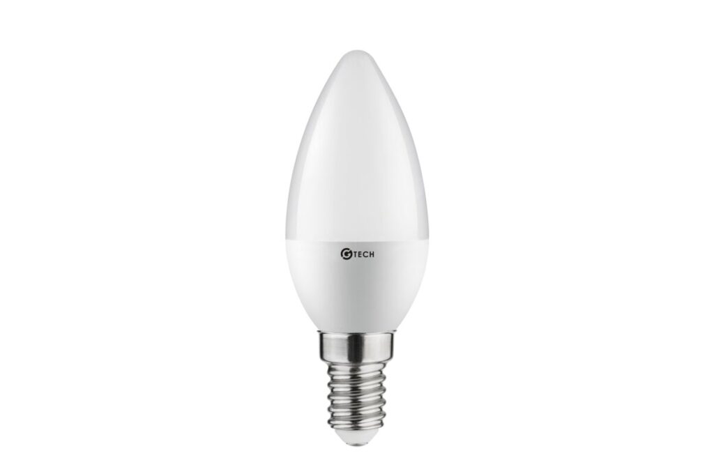 G-TECH LED Bulb E14, C30, 3 W, 200 lm, 3000K, AC220-240V, 160°