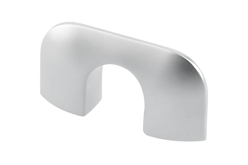 Zamak knob MILANO C=32 aluminum