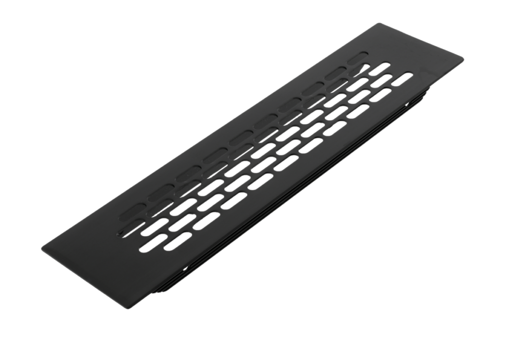 Plinth vent (small 245mm) black anodized