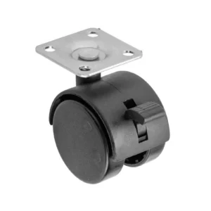 Caster with brake KMH plastic