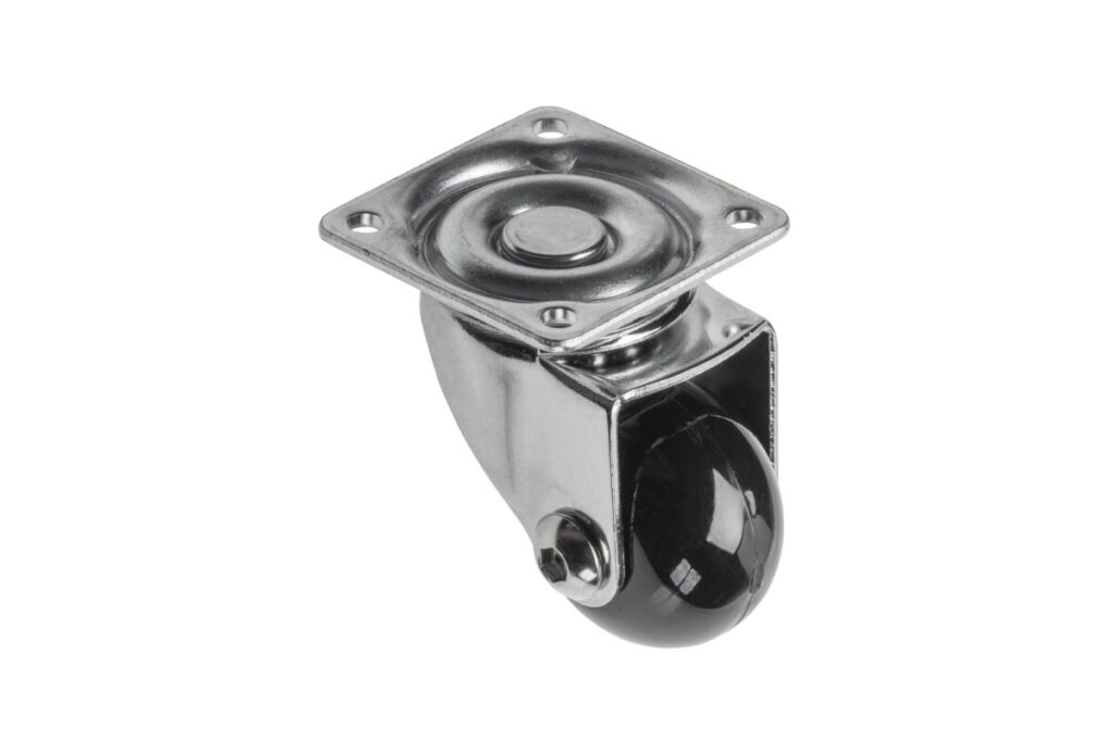 Furniture wheel, Brazylia, black, 35mm (without brake)