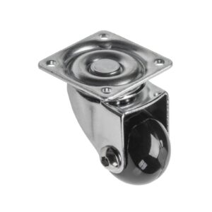 Furniture wheel, Brazylia, black, 35mm (without brake)