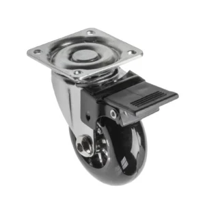 Furniture castor Brazil, black (with brake)