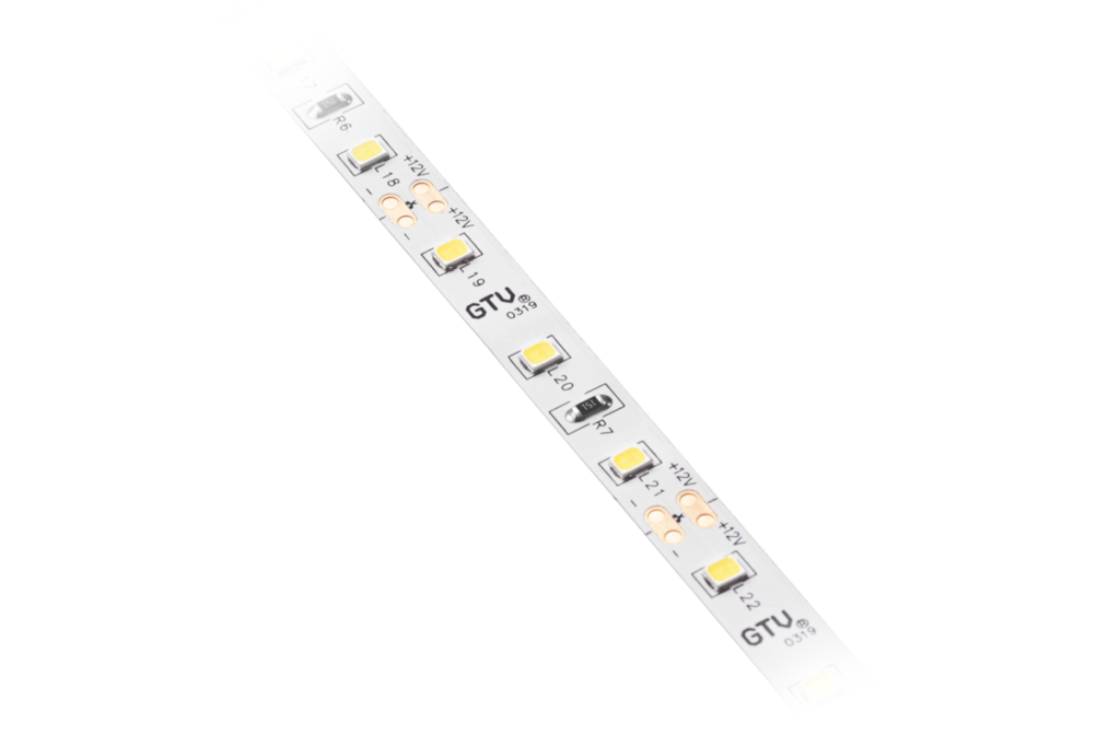 LED strip 2835, DC12V, 300LED/5m, 6 W/m, 750 lm/m, 4000K, IP20, roll 5 m