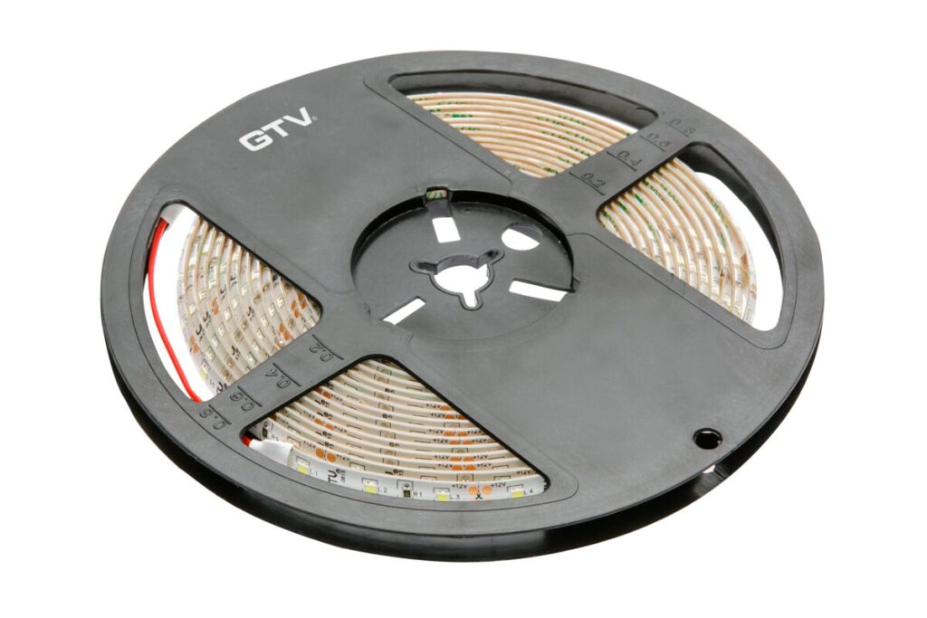 LED strip 2835, DC12V, 300LED/5m, 11 W/m, 750 lm/m, 6400K, IP65, roll 5 m