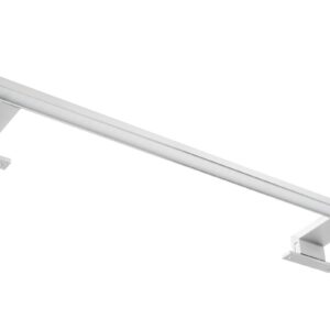 FOCUS LED luminaire with boom 605mm, warm white, 8W, 230V, IP44, chrome plate