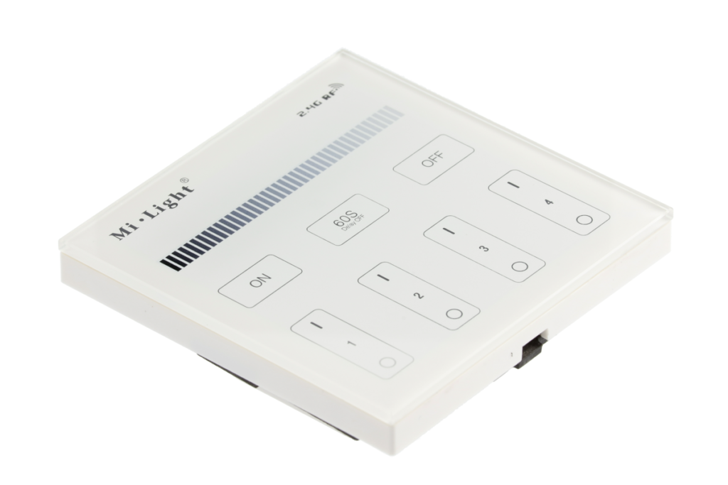 Touch panel for radio controller MONO, 4-zone