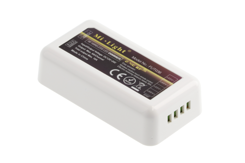 Radio controller MONO for LED strip, DC12-24V, max. 120-240 W, 1-zone