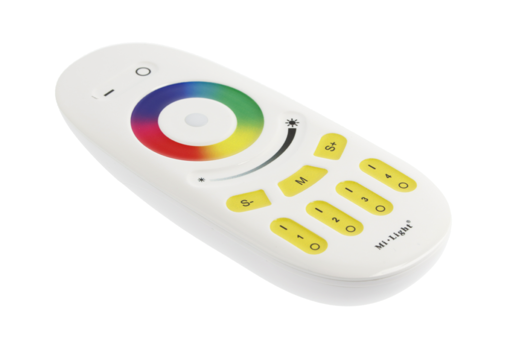 Remote control for radio controller RGBW, 4-zone