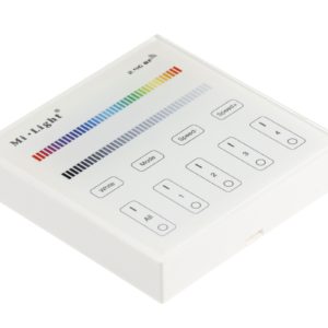 Touch panel for radio controller RGBW, 4-zone