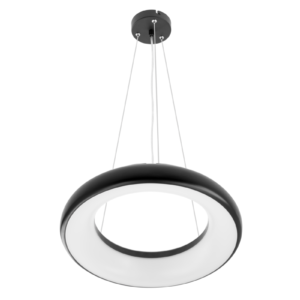 LED fixture LEON,35W,3200lm,AC220-240V,50/60Hz,120°,IP40,4000K,suspended/ceiling,black
