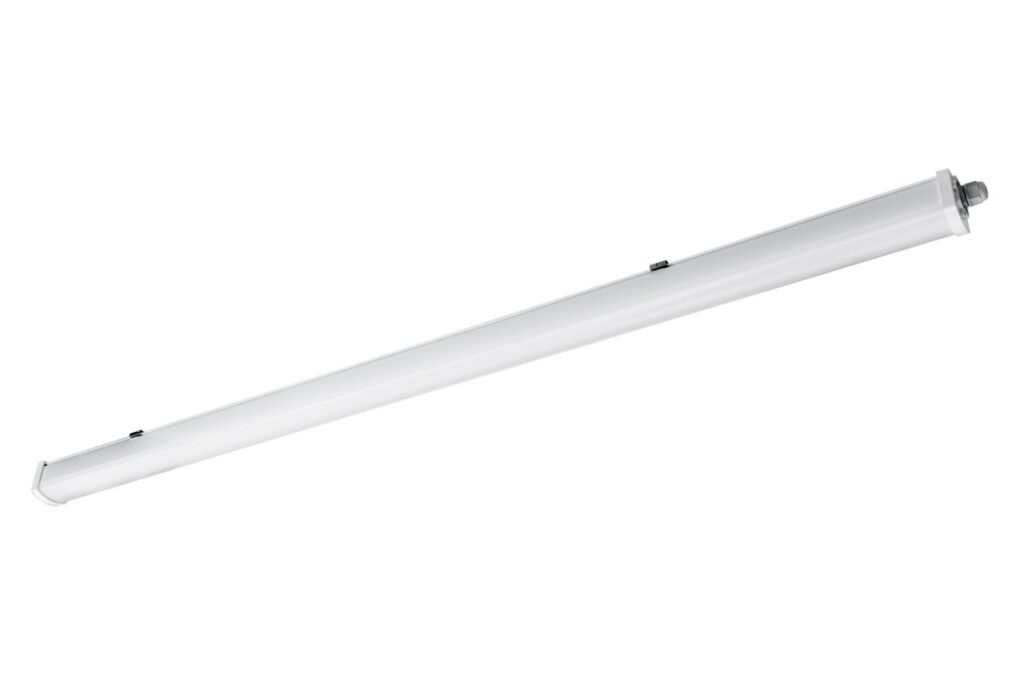 Hermetic LED luminaire LUMIA, 36 W, 3600 lm, 4000 K, AC220-240V, PF>0.9, Ra≥80, IP66, 180°, PC, 120 cm