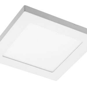 LED luminaire MOZA, 12 W, 1000 lm, AC220-240V, 50/60 Hz, PF>0.5, RA≥80, IP40, 120°, 4000K, recessed, square