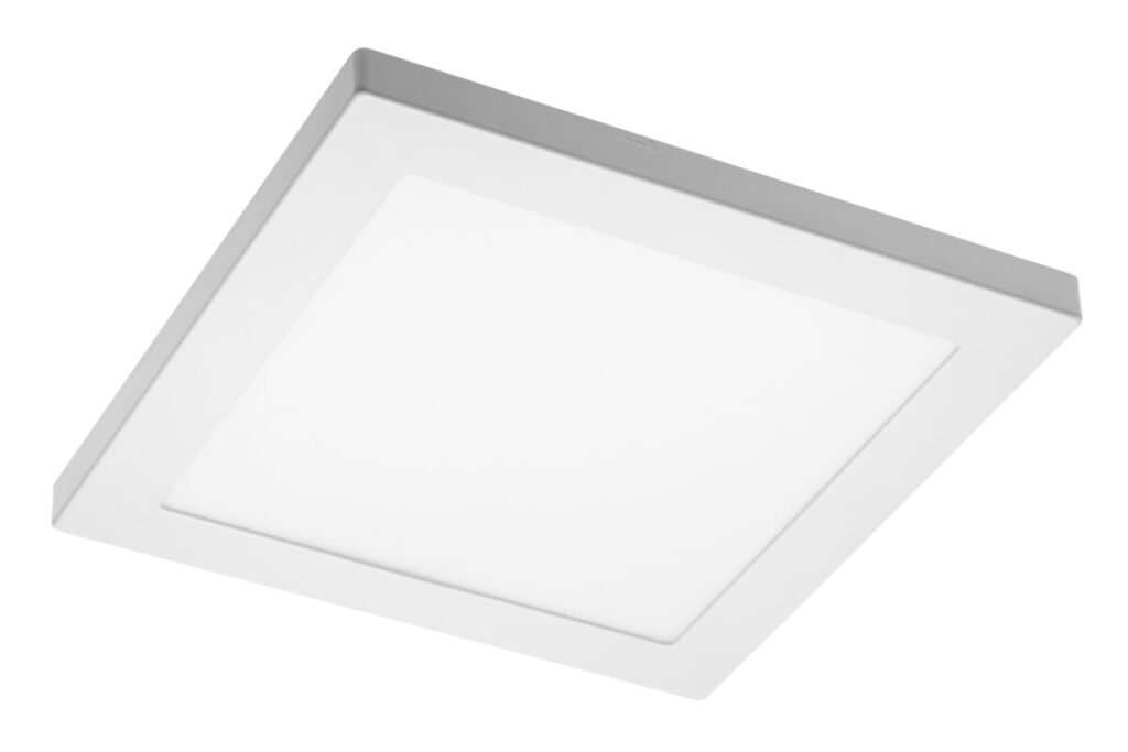 LED luminaire MOZA, 18 W, 1500 lm, 4000K, AC220-240V, PF>0.5, RA≥80, IP40, 120°, recessed, square