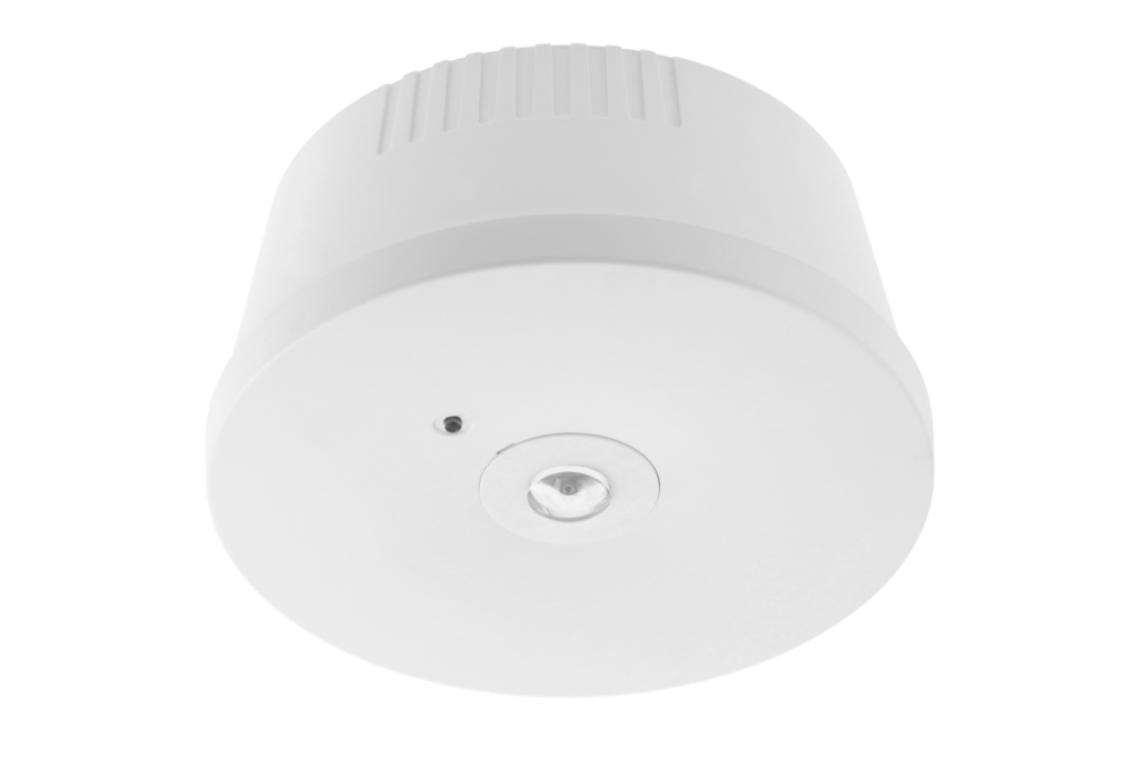 Emergency LED luminaire OGLA, 3 W, 200 lm, 6400K, AC220-240V, IP20, 3 hours, single-mode, TEST button