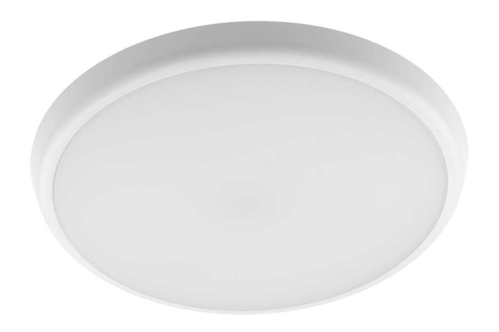 LED luminaire OSAKA with microwave motion sensor, 16 W, 1450 lm, 4000K, AC220-240V, IK10, IP65, 360°, corridor function