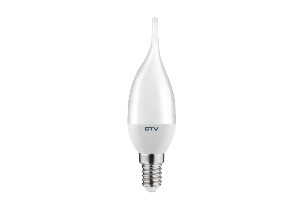 LED Bulb E14, C30L, 6 W, 520 lm, 4000K, AC180-250V, 160°