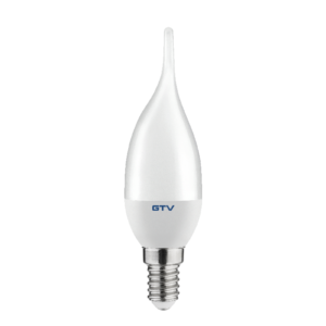 LED Bulb E14, C30L, 6 W, 520 lm, 4000K, AC180-250V, 160°