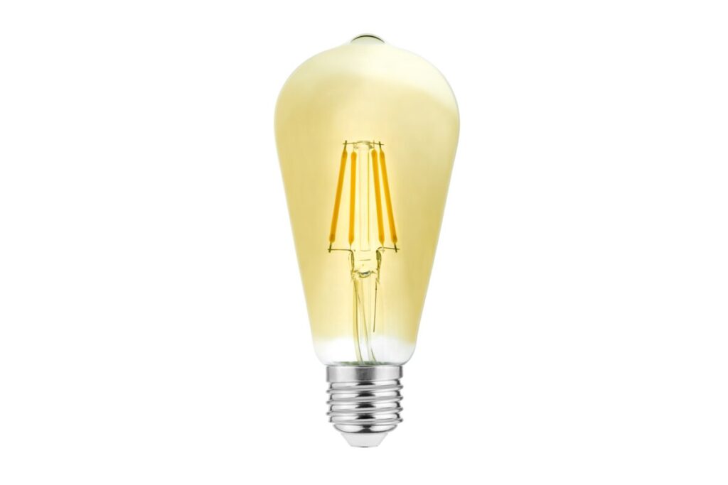 LED decorative bulb,filament Vintage ,ST64,E27,4W,400lm,AC220-240V/ 50-60Hz,PF>0,5,3000K