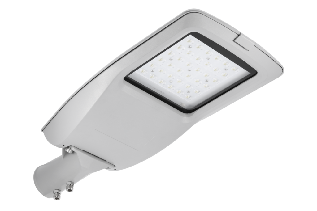 LED street lamp STELLA, 150W, 19500lm, AC220-240V, 50/60Hz, IP65, 4000K, gray
