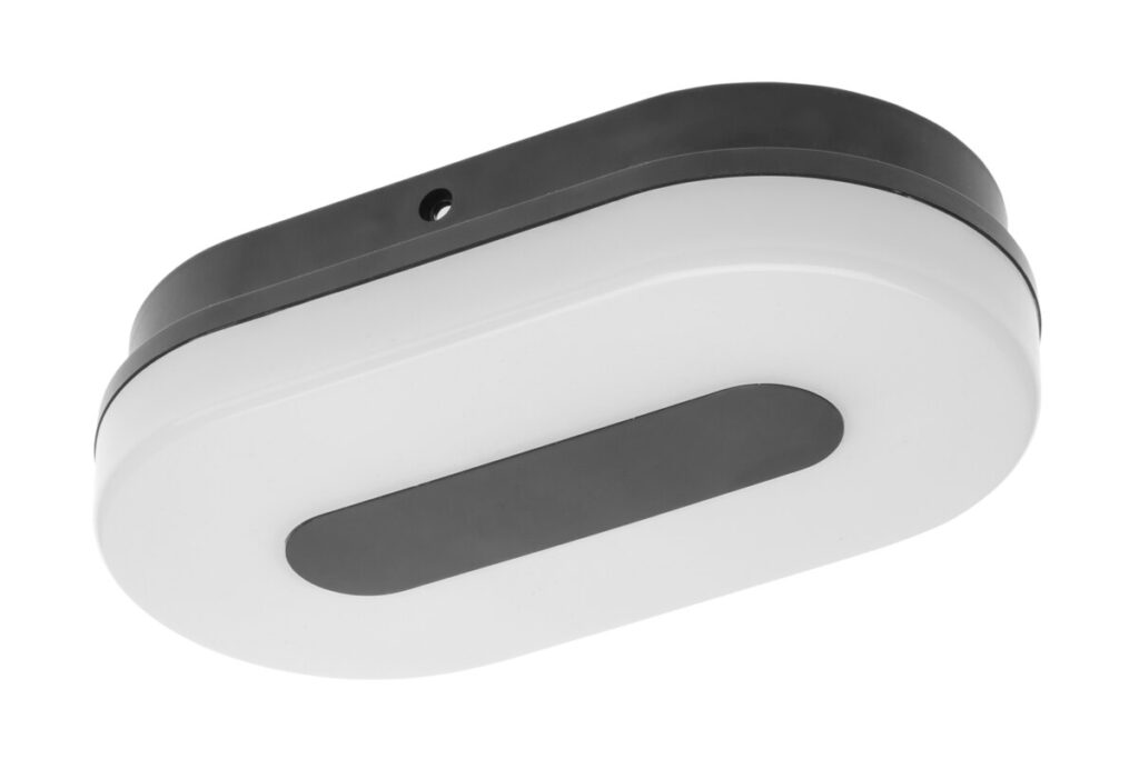 LED luminaire TWIST, 10 W, 750 lm, 4000K, AC175-250V, Ra>80, IP65, IK08, 120°, oval