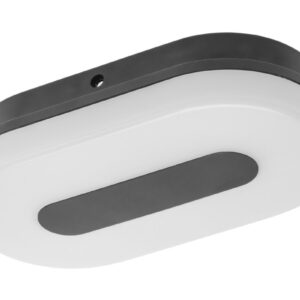 LED luminaire TWIST, 10 W, 750 lm, 4000K, AC175-250V, Ra>80, IP65, IK08, 120°, oval